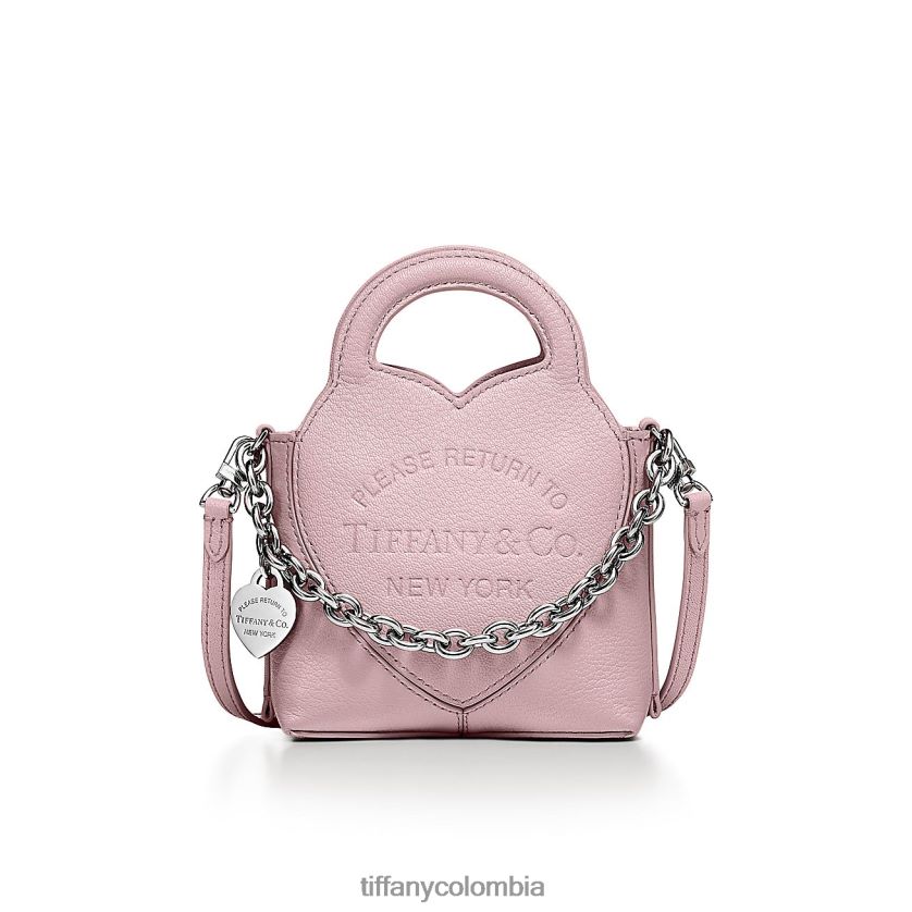 Tiffany microbolso unisexo 2J40B82374 accesorios en cuero rosa cristal