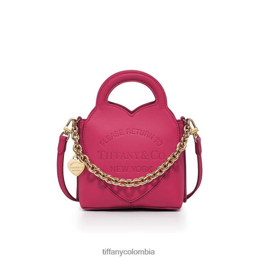 Tiffany microbolso unisexo 2J40B82386 accesorios en cuero color cereza - Haga un click en la imagen para cerrar