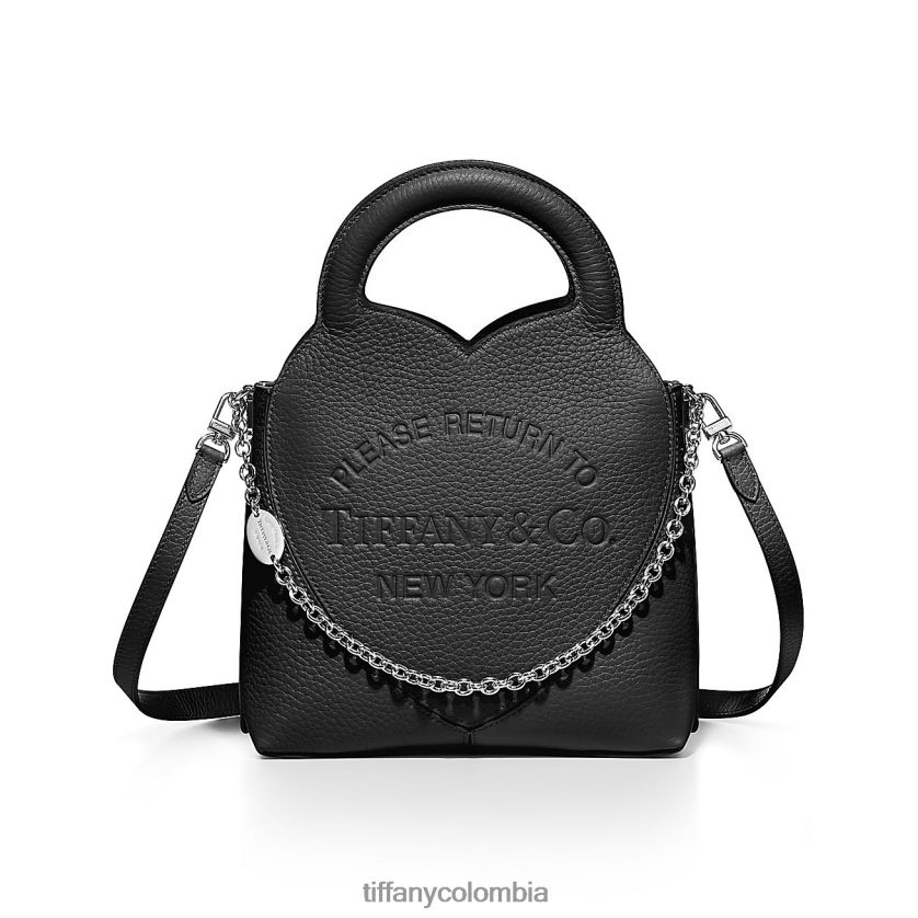 Tiffany mini bolso de mano unisexo 2J40B82356 accesorios en cuero negro - Haga un click en la imagen para cerrar