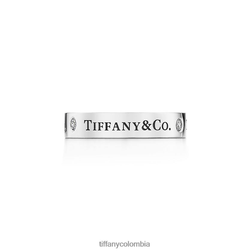 Tiffany & Co. anillo de banda unisexo 2J40B81574 joyas