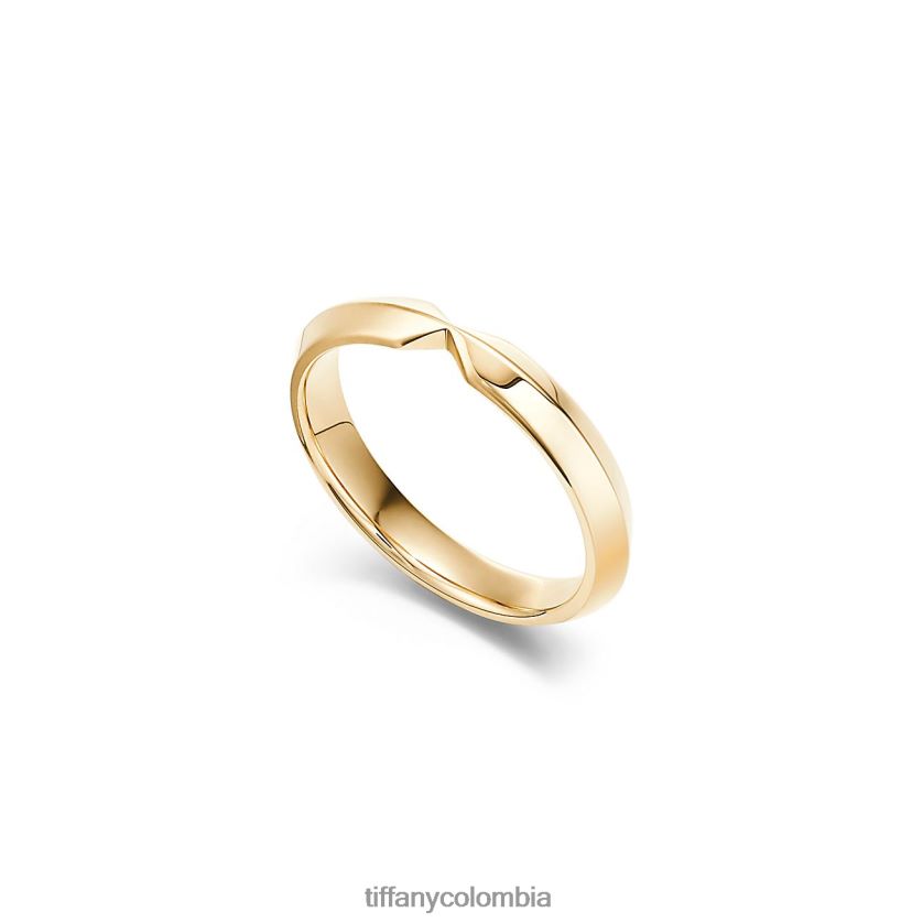 Tiffany anillo anidado de banda estrecha unisexo 2J40B81784 joyas