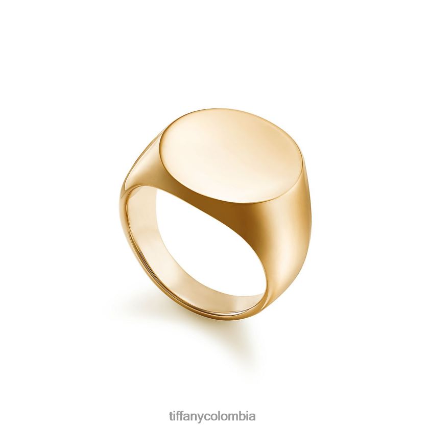 Tiffany anillo de sello ovalado unisexo 2J40B81827 joyas
