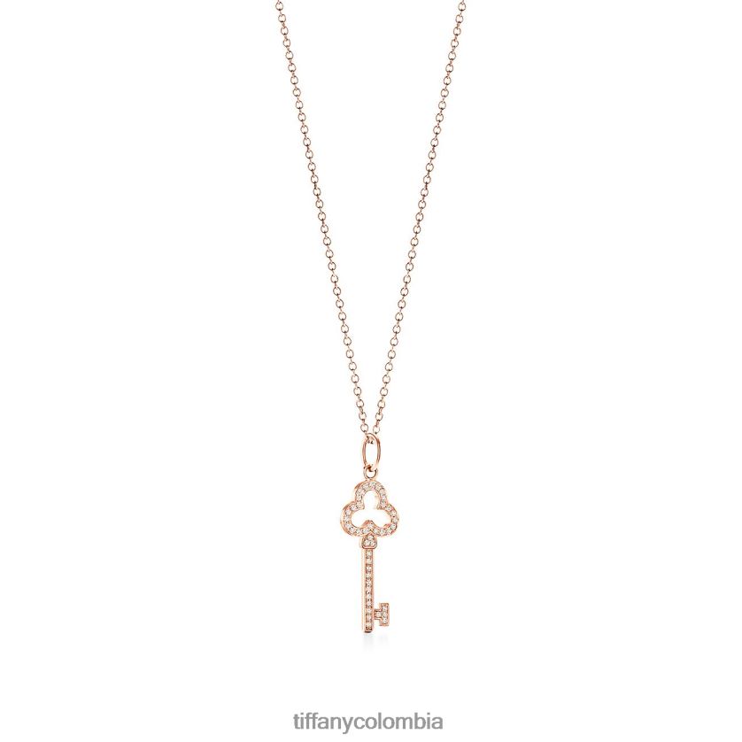 Tiffany abrir llave de trébol unisexo 2J40B8665 joyas