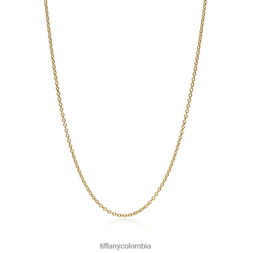 Tiffany cadena de oro de 18k unisexo 2J40B8593 joyas
