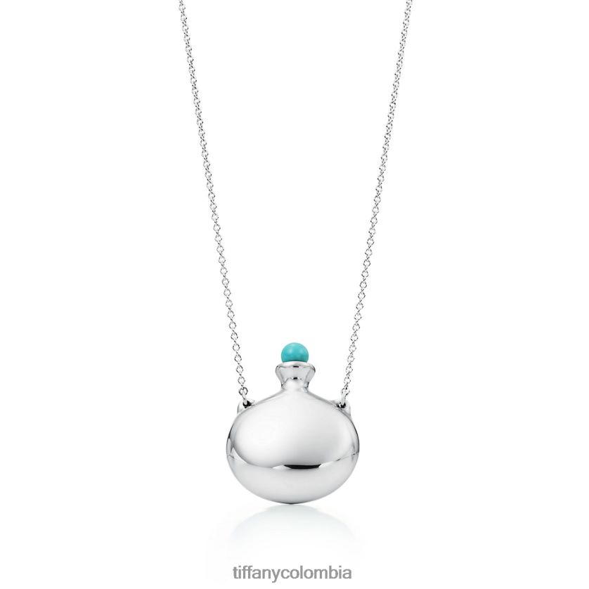 Tiffany colgante de botella redonda unisexo 2J40B8590 joyas