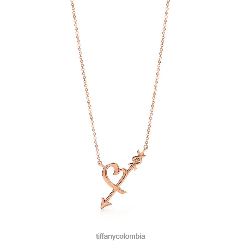 Tiffany colgante de corazón y flecha unisexo 2J40B884 joyas - Haga un click en la imagen para cerrar