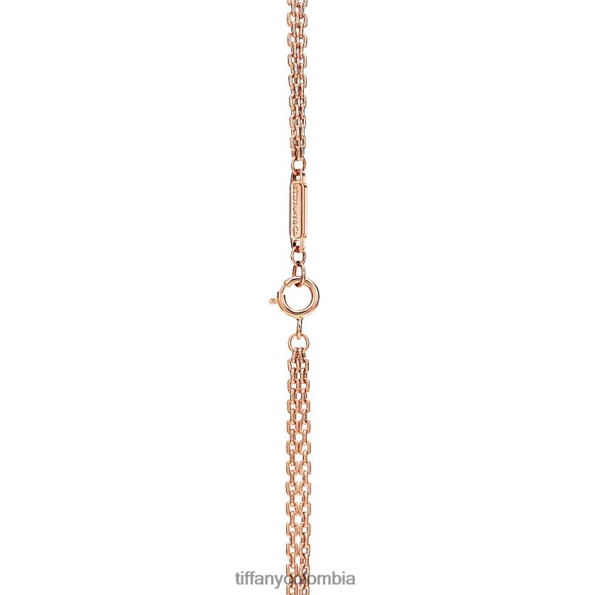 Tiffany colgante de doble enlace unisexo 2J40B8236 joyas