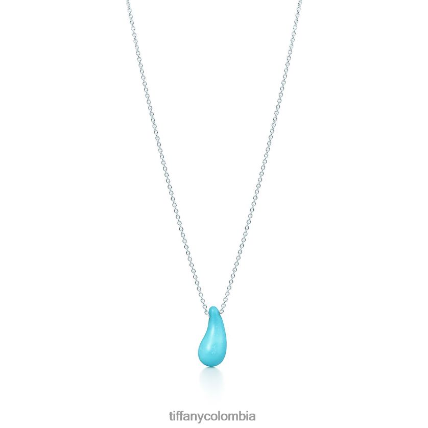 Tiffany colgante de lágrima unisexo 2J40B8656 joyas