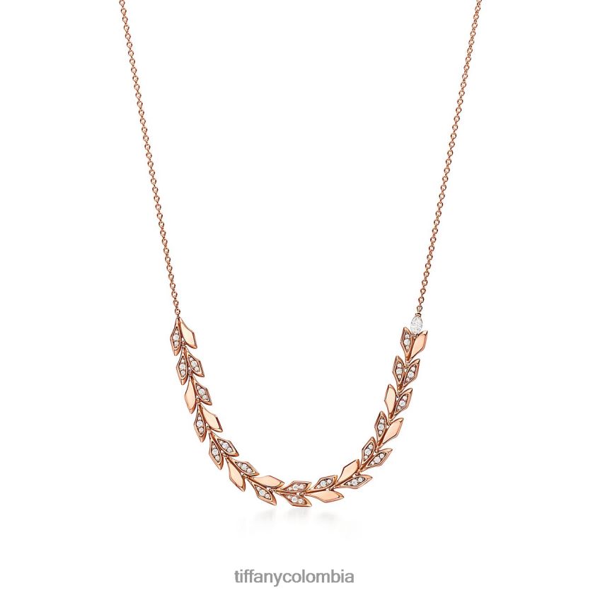 Tiffany colgante de vid este oeste unisexo 2J40B8309 joyas en oro rosa con diamantes - Haga un click en la imagen para cerrar