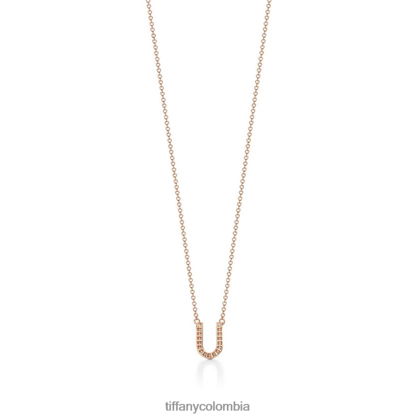 Tiffany colgante del alfabeto unisexo 2J40B8357 joyas