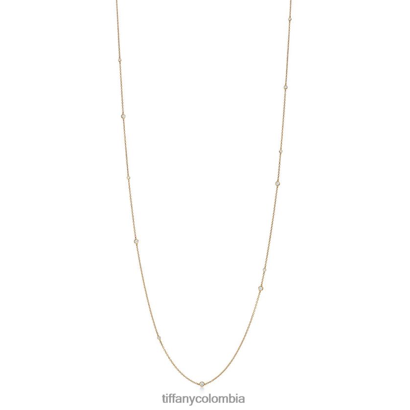 Tiffany collar con diamantes cortados a medida unisexo 2J40B8563 joyas - Haga un click en la imagen para cerrar