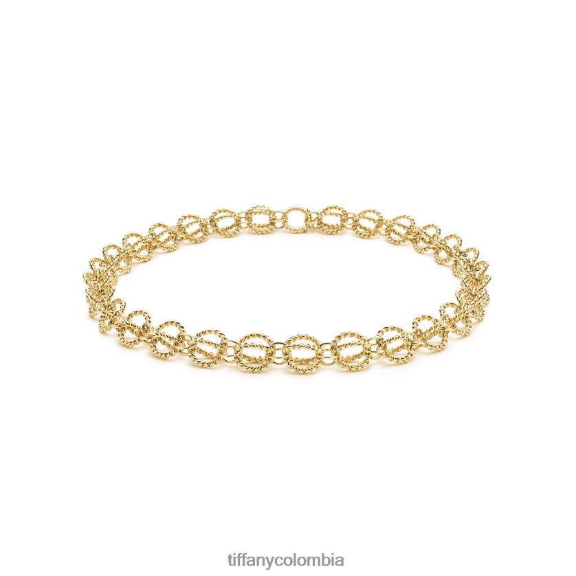 Tiffany collar de cuerda circular unisexo 2J40B8310 joyas