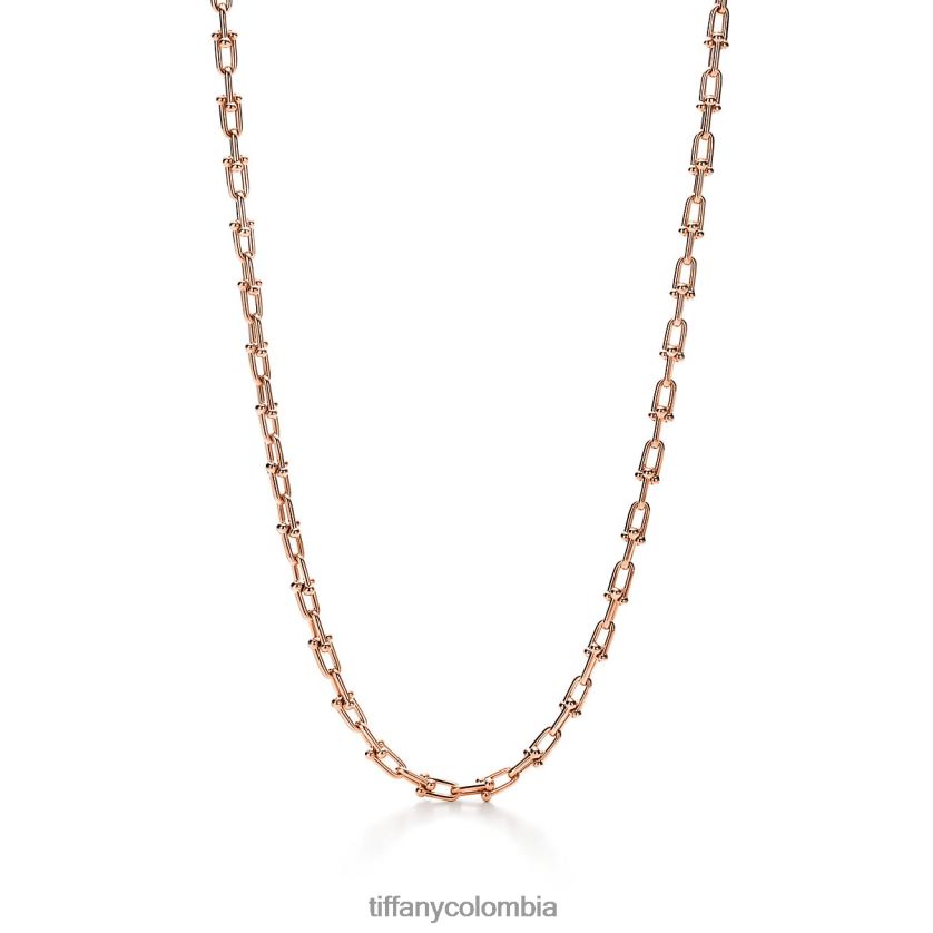 Tiffany collar de eslabones pequeños unisexo 2J40B8224 joyas en oro rosa - Haga un click en la imagen para cerrar