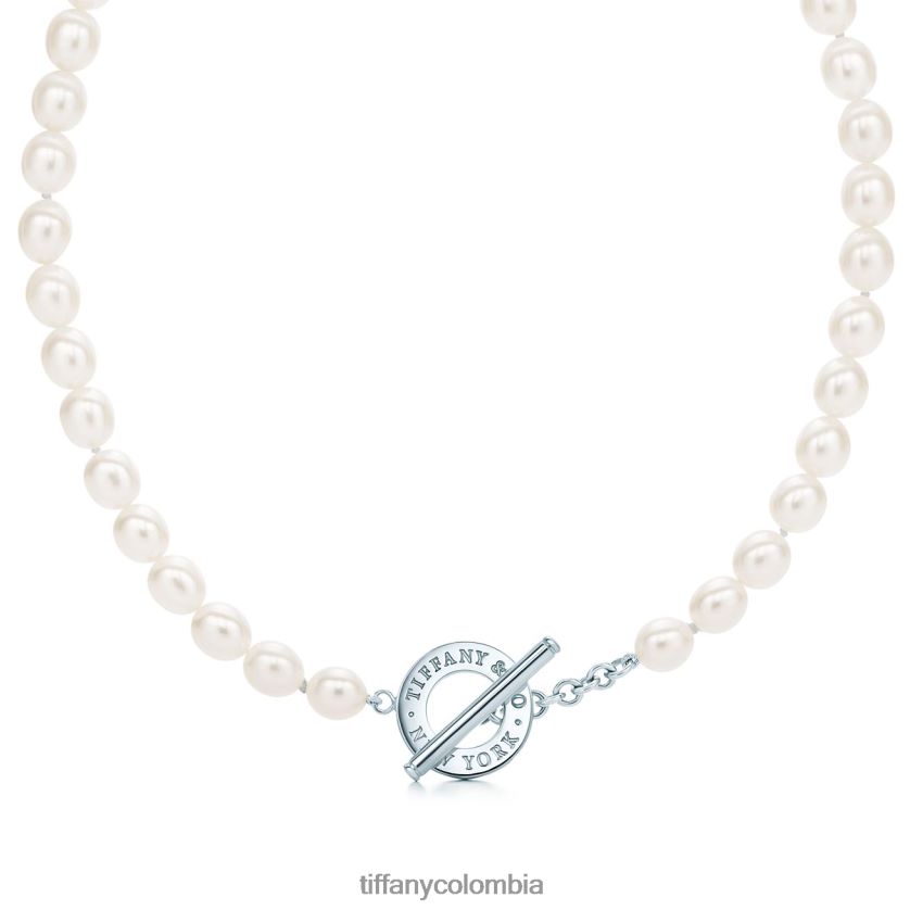 Tiffany collar de perlas de agua dulce unisexo 2J40B8694 joyas