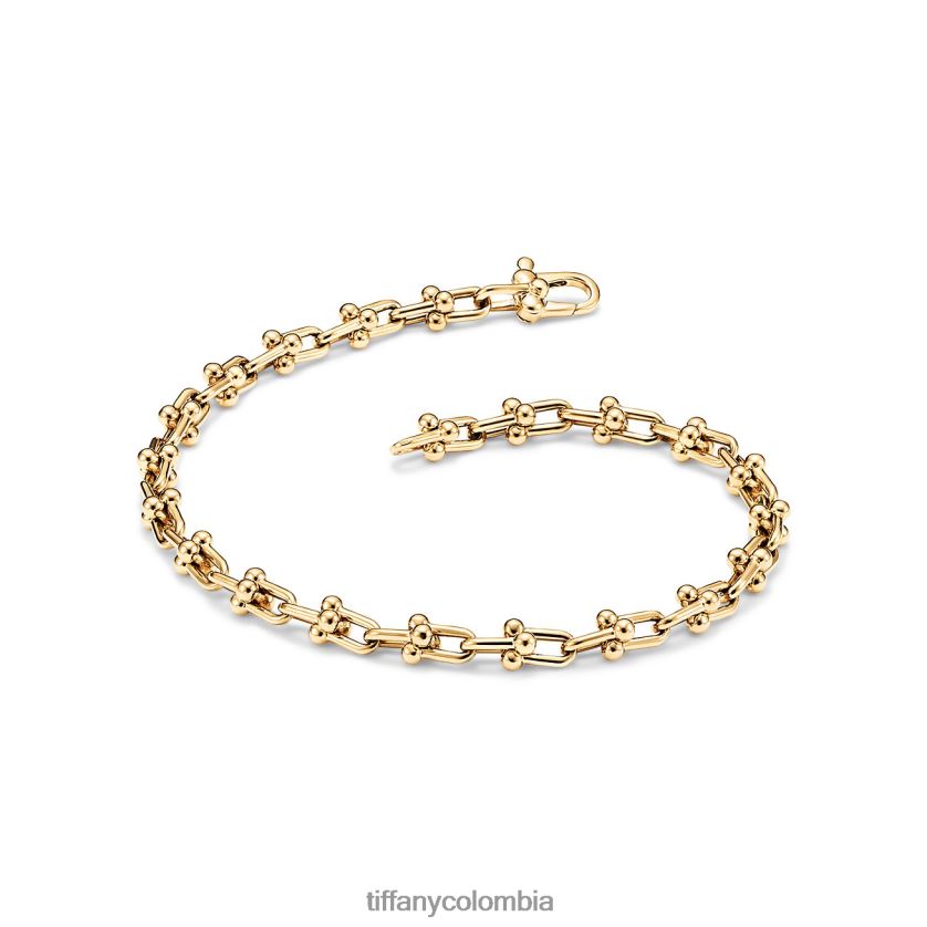 Tiffany pulsera de micro eslabones unisexo 2J40B81099 joyas en oro amarillo