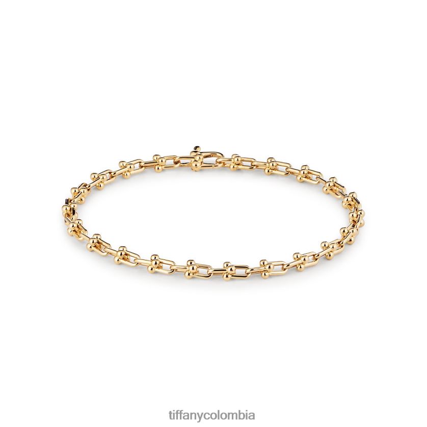 Tiffany pulsera de micro eslabones unisexo 2J40B81099 joyas en oro amarillo