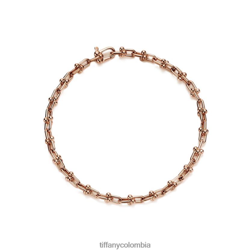 Tiffany pulsera de micro eslabones unisexo 2J40B81100 joyas en oro rosa