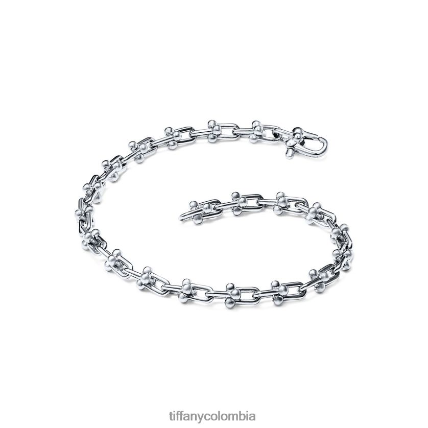 Tiffany pulsera de micro eslabones unisexo 2J40B81182 joyas en plata de ley