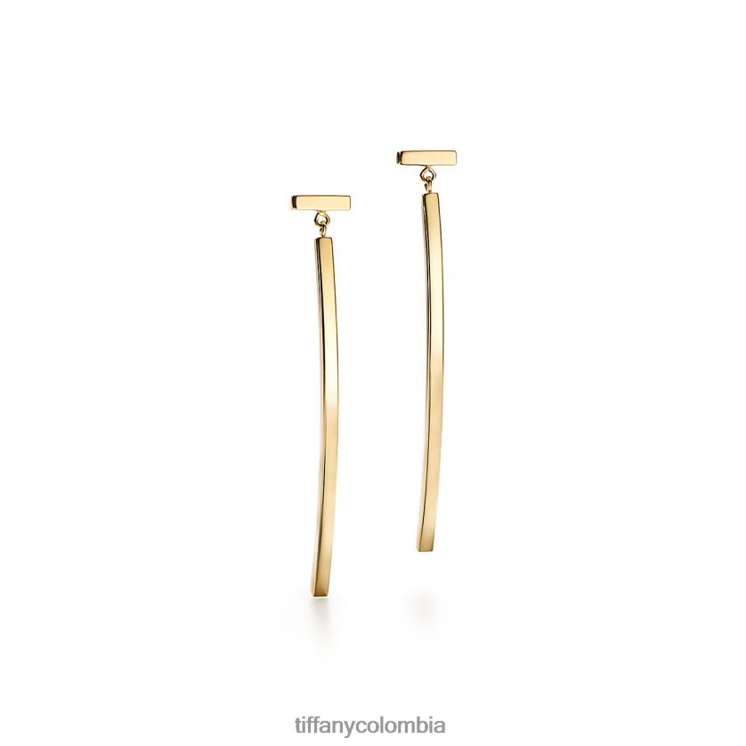 Tiffany pendientes de barra unisexo 2J40B8757 joyas en oro de 18k - Haga un click en la imagen para cerrar